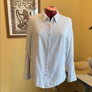 Women’s Sigrid Olsen Linen/Rayon Shirt XL